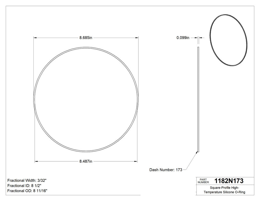 Technical drawing - 1182N173